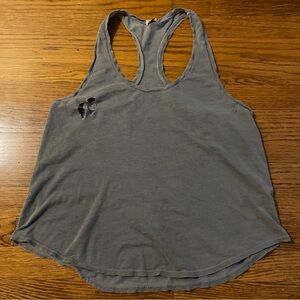 Splendid Distressed Gray Racerback Tank Top